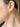 Gold heart earrings