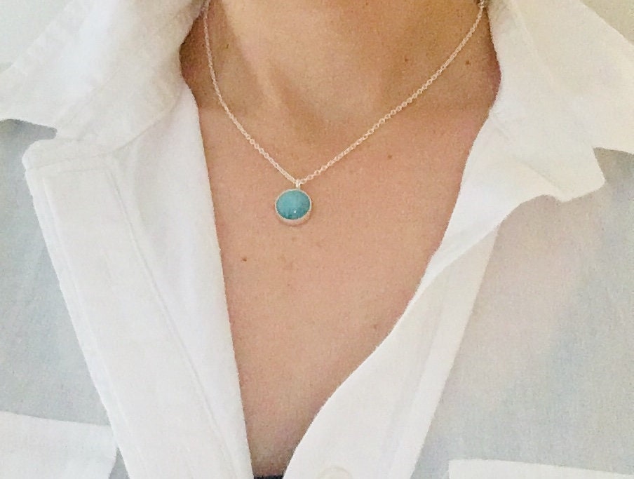 Aqua necklace 