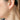 Gold heart earrings